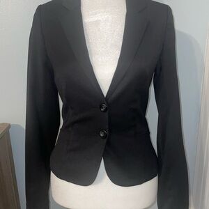 H&M Classic Black Fitted Blazer